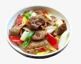 葱烧肚片免抠PNG素材