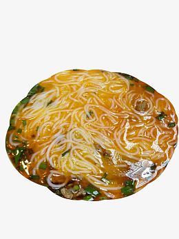 鸡汤葱油米线