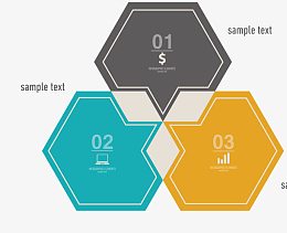 色彩数据图表模板