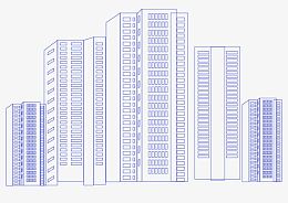 建筑小区手稿