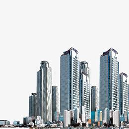 城市高楼平地起
