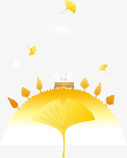 秋天的小兔宝宝
