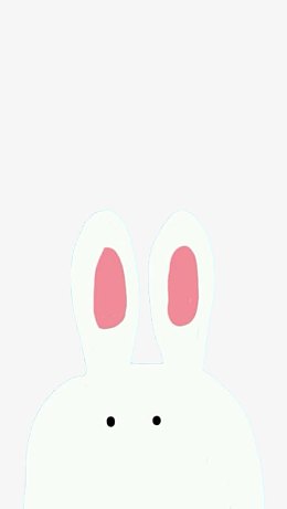 小清新兔纸锁屏壁纸