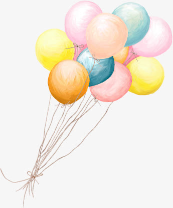 高清手绘插画气球元素免抠素材免费下载_觅元素51yuansu.com