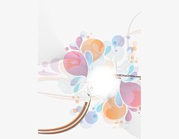 小清新背景装饰矢量图