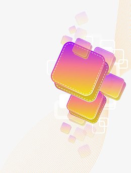 立体几何背景装饰