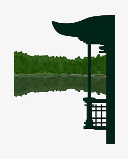 矢量凉亭