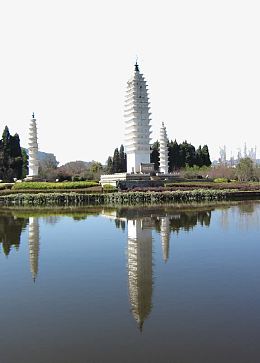 大理三塔建筑景观