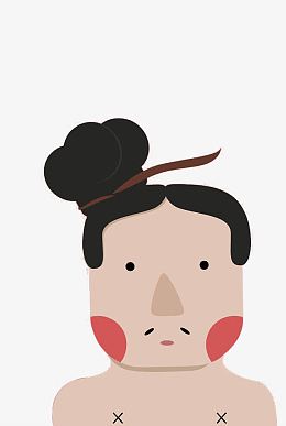 古代士兵卡通兵马俑设计素材