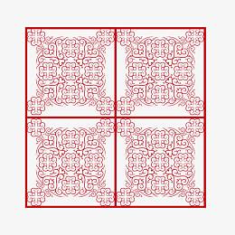 田字格边框花纹