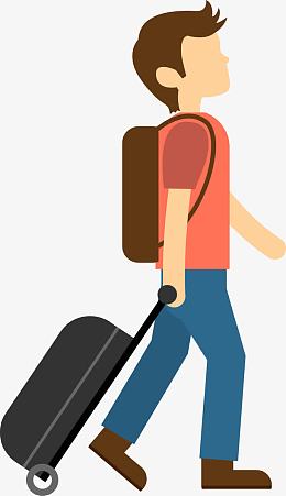 旅游攻略男背包客