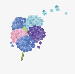 满天星花矢量素材