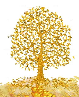 金玉满堂摇钱树