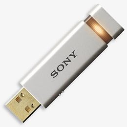 白色SONY的USB