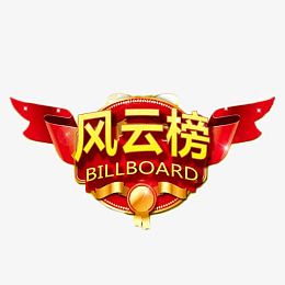 风云榜喜庆艺术字