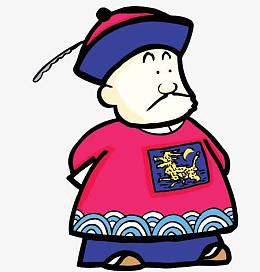 创意卡通大臣插图元素