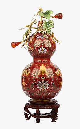 景泰蓝掐丝福寿瓶