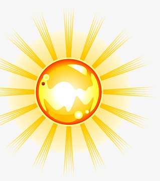 太阳光矢量素材_太阳光矢量图片元素-觅元素