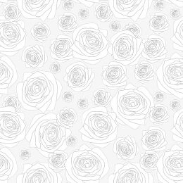 素描玫瑰花纹