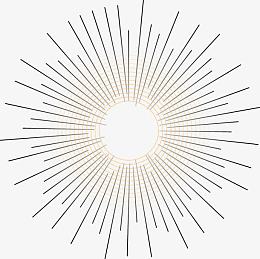 科技数码几何放射线