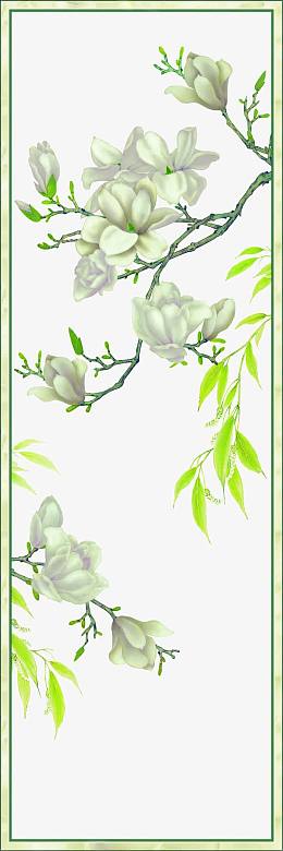 一副淡雅的花册
