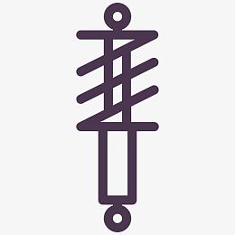 汽车用品修复部分服务春天支柱悬