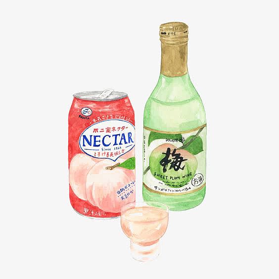 手绘饮料