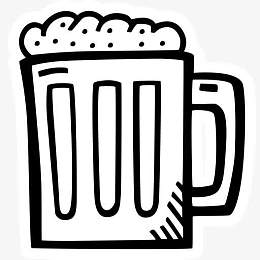 酒啤酒饮料庆典喝方新的一年的手