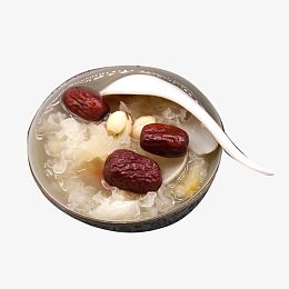 红枣莲子银耳甜汤