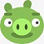 愤怒的小鸟猪头图标