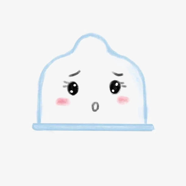 卡通手绘避孕套免抠透明素材