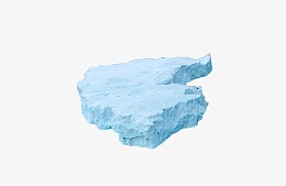 白色浮冰