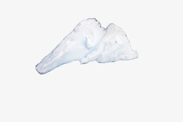 白色冰山浮冰