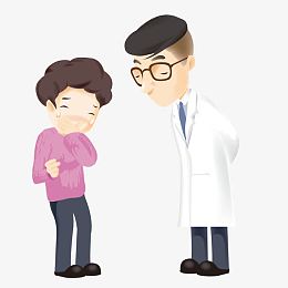 矢量图案素材健康体检老人