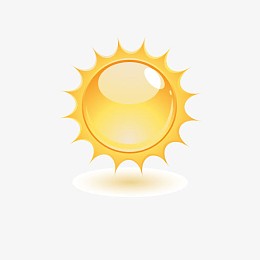 卡通太阳矢量素材