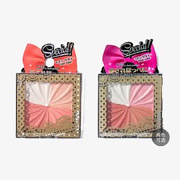 日本DAISO大创新款四色混色腮红