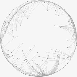 矢量灰色科技圆环