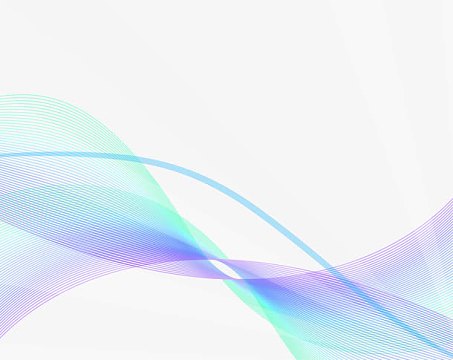 简约曲线渐变背景装饰
