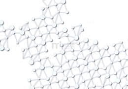 矢量白色粒子结构简约科技感纹路