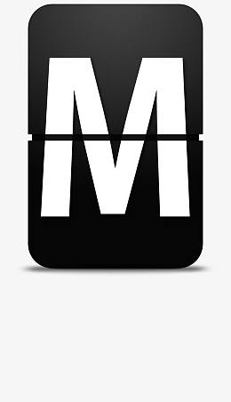 翻牌字母M