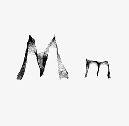 蜘蛛网字母M
