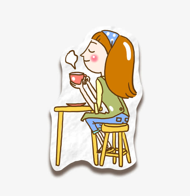 关键词 : 卡通,女孩,喝茶[声明] 觅元素所有素材为用户免费分享产生