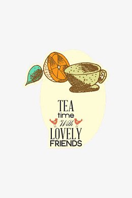 卡通手绘茶杯