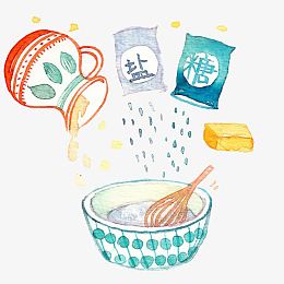食品制作手绘图
