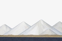白色盐山