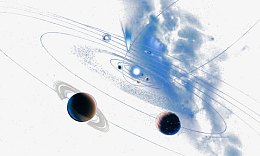 蓝色银河星系行星