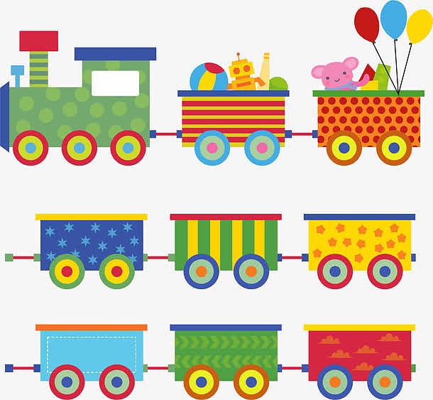 儿童节卡通小火车