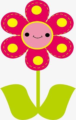 枚红色花朵小人