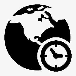 国际时间图标