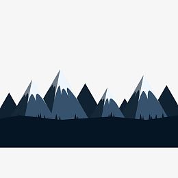矢量山脉素材图片